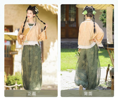 Conjunto Tradicional Chino Tang: Camisa Cuello Redondo y Pantalones Holgados - Image 16
