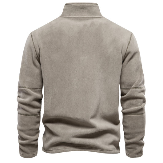 Sudadera Deportiva para Hombre con Cuello Alto y Cierre de Medio Zip - Image 22