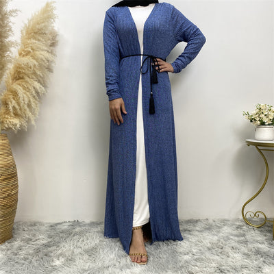 Cardigan Tejido Largo para Mujer - Abrigo Suéter Versátil - Image 25