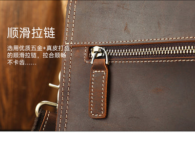 Bolsa Mensajera Vertical de Gran Capacidad con Diseño Cuadrado para Hombre - Image 14