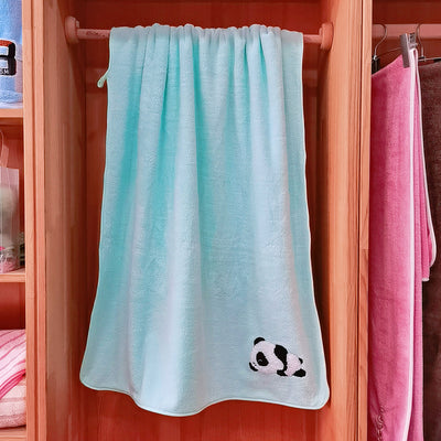Fundas de Panda Bordado en Terciopelo Coral - Suave y Absorbentes - Image 21