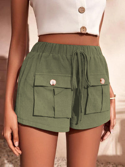 Pantalones Rectos Sueltos con Bolsillos y Cintura Ajustable - Image 17