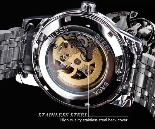 Reloj Mecánico Impermeable con Diseño Calado para Hombre - Image 45