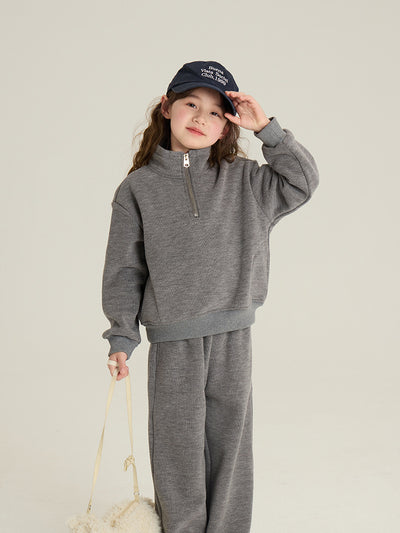 Conjunto Deportivo Infantil con Sudadera Polar y Pantalón Recto - Image 17