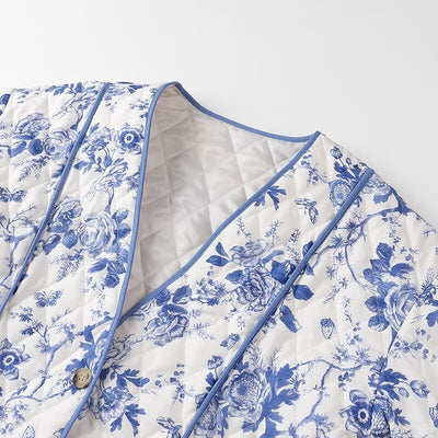 Chaqueta de Algodón Estampada Suelta y Ligera - Image 25