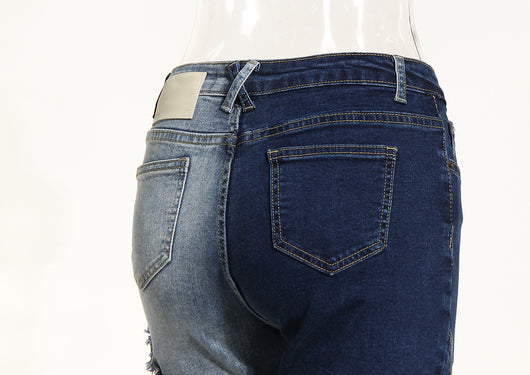 Jeans Geométricos de Cintura Alta con Efecto Reductor - Image 26