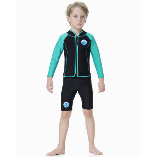 Traje de Buceo Infantil de Dos Piezas con Manga Larga - Image 16