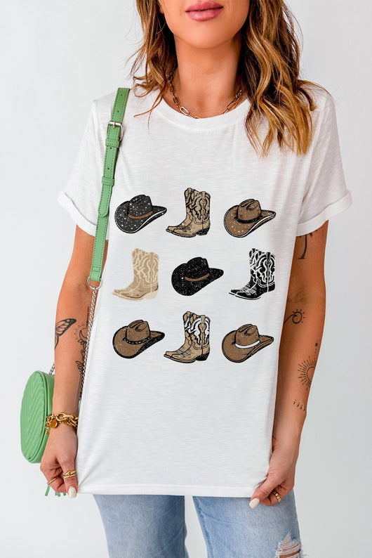 Camiseta Western Retro Denim para Conciertos Country - Image 39