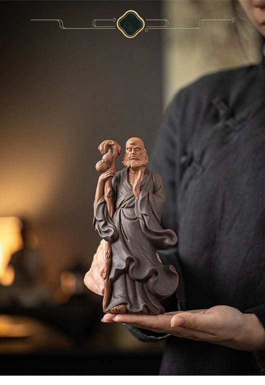 Ornamento Zen Ancestral: Bodhidharma Cruzando el Río - Image 16