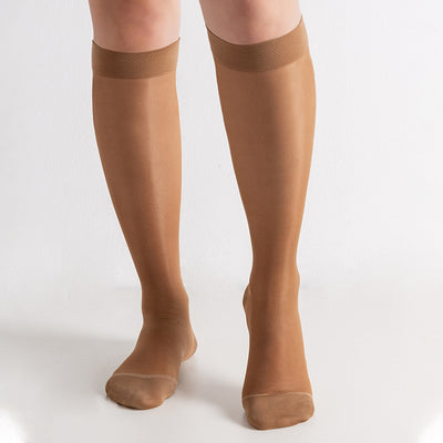 Medias de Compresión Minimalista para Mujer - Diseño Liso y Ultradelgado - Image 21