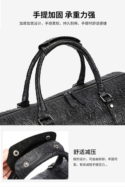 Bolso para Hombre con Diseño Embosado Retro - Image 7