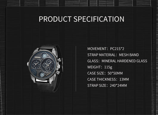 Reloj para Hombre con Correa de Malla de Acero - Image 19