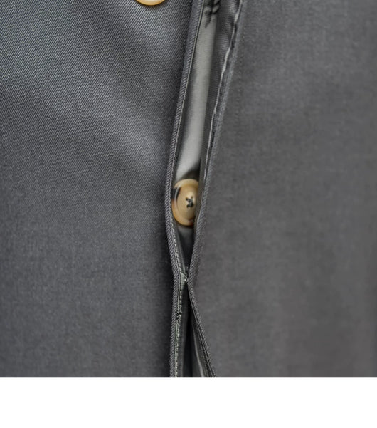 Abrigo Trench de Lana Sencillo Elegancia Atemporal - Image 13