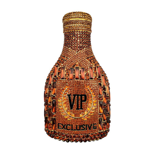 Bolso de Cena Elegante con Diseño de Botella de Champagne y Mano de Diamantes - Image 23