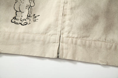 Chaqueta Detroit con Diseño Retro Badge y Teñido Vintage - Image 21