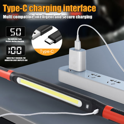 Lámpara de Trabajo LED Recargable para Reparación Automotriz - Image 11