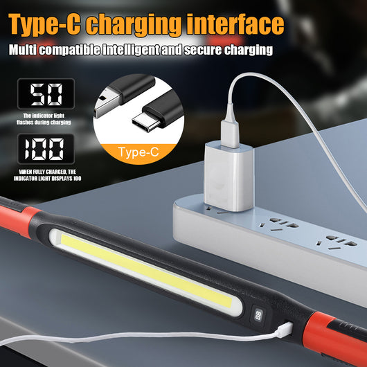 Lámpara de Trabajo LED Recargable para Reparación Automotriz - Image 11
