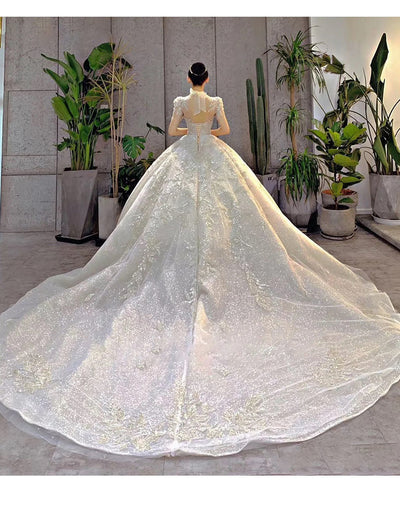 Vestido de Novia Retro Francés Ajustado - Diseño Vintage Elegante - Image 22