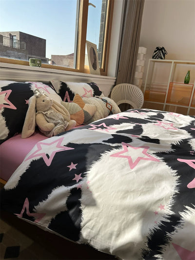 Juego de Cama de Algodón Puro con Diseño Minimalista Estrella de Cinco Puntas - Image 11