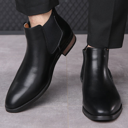 Botas Chelsea de Cuero para Hombre - Estilo Ejecutivo Puntiagudo - Image 10