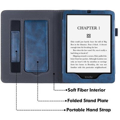 Funda de Cuero con Soporte de Muñeca para Kindle Paperwhite 11 - Image 71