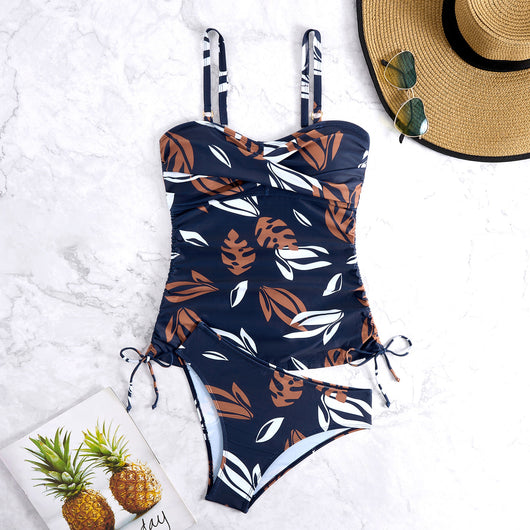 Traje de Baño Dos Piezas con Falda Estampada para Mujer - Image 30