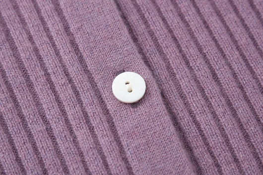 Cardigan de Cachemira Corto para Mujer - Cuello Solapa Otoño Temprano - Image 26