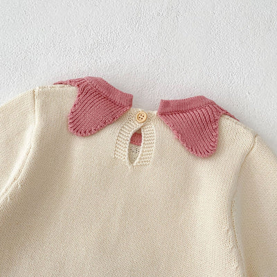 Suéter de Algodón Tejido para Bebé con Flores Delicadas - Image 14