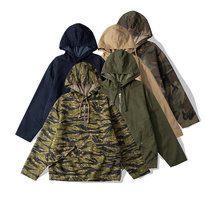 Parka Táctica con Capucha Camuflaje - Abrigo Impermeable para Aventuras - Image 70