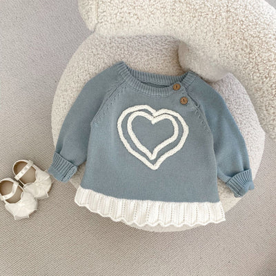 Conjunto de Crochet para Bebé Niña - Blusa Manga Larga y Pantalón Acampanado de Algodón - Image 22
