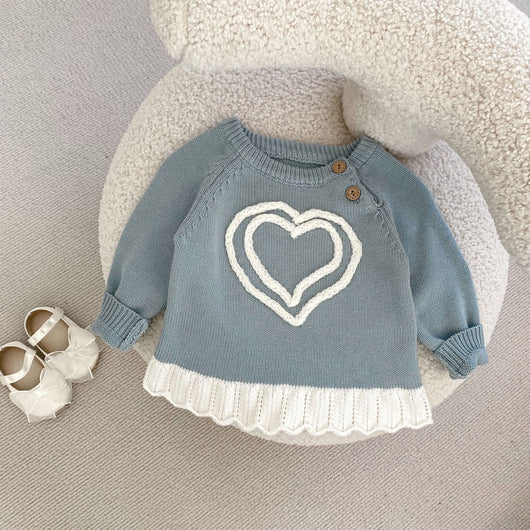 Conjunto de Crochet para Bebé Niña - Blusa Manga Larga y Pantalón Acampanado de Algodón - Image 22