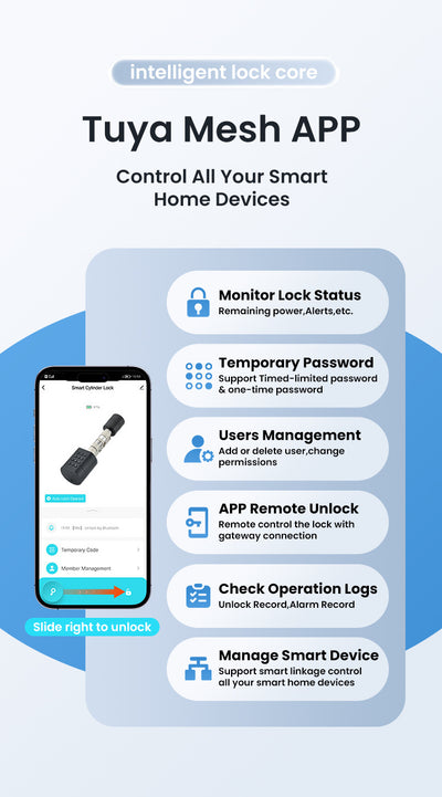 Candado Inteligente con Huella Dactilar, Bluetooth y Contraseña Ajustable - Image 22