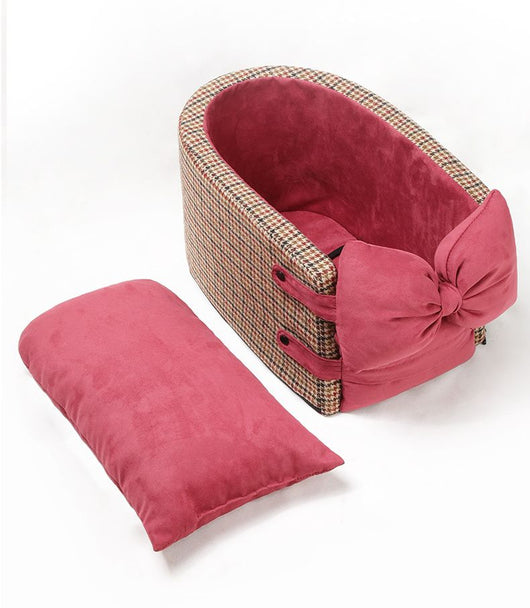 Cama Elevada para Mascotas con Soporte en Consola Central del Auto - Image 15