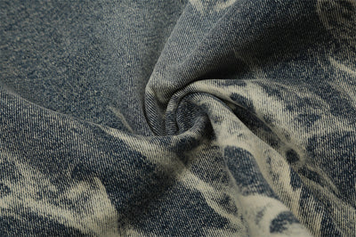 Pantalones Denim Tie-dye Punk Cintura Media - Image 20