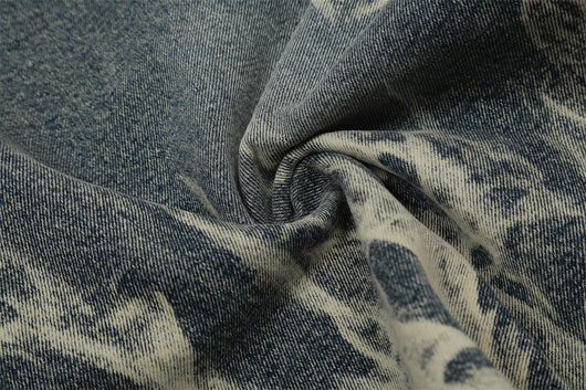 Pantalones Denim Tie-dye Punk Cintura Media - Image 20