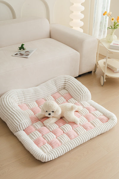 Cama Térmica Ajedrezada para Mascotas - Confort Otoño e Invierno - Image 13
