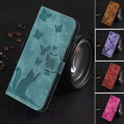 Funda de Cuero para Celular con Mariposa en Relieve - Image 23