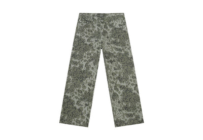 Jeans Rectos Estilo Camuflaje Lavado Clásico - Image 22