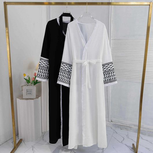 Cardigan Elegante con Bordados para Vestido Musulmán Mujer - Image 39