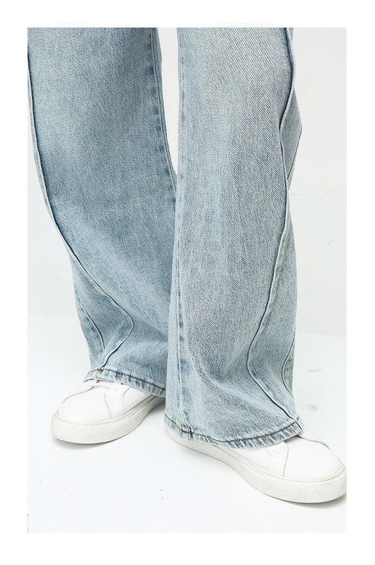 Jeans Retro Casual Americano con Efecto Desgastado - Image 15