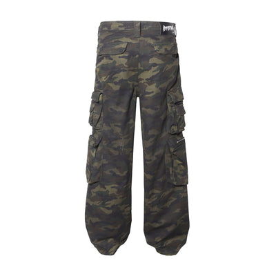 Pantalón de Trabajo Camuflaje Americana Cintura Alta Pierna Ancha - Image 21