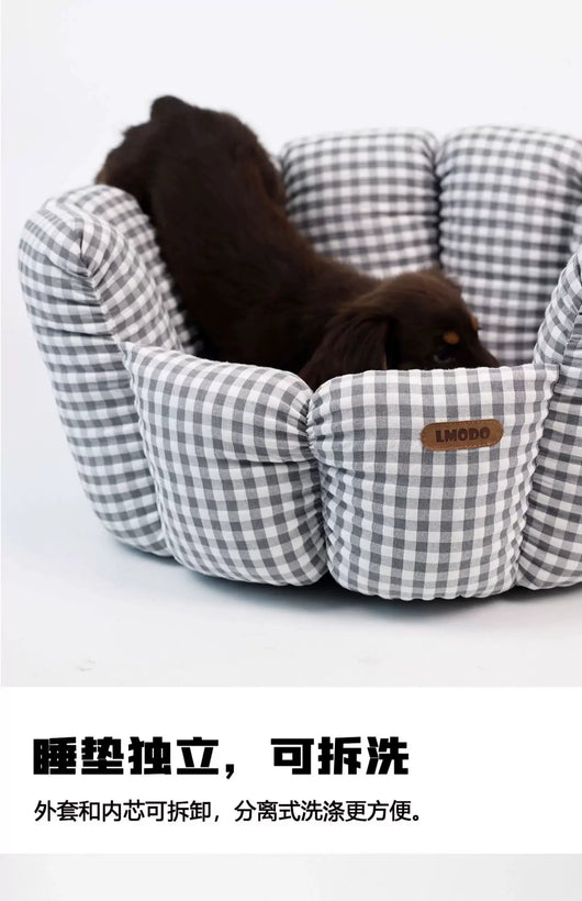 Cama Cuadriculada para Mascotas Todo Clima - Image 22