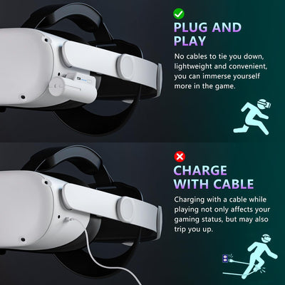 Batería Portátil para Auriculares VR - Carga Extendida para Realidad Virtual - Image 9