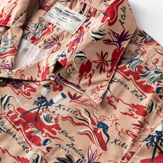 Camisa Hawaiana Cuello Cubano Floral - Image 74