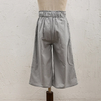 Pantalón Ancho de Lino y Algodón con Cintura Elástica - Image 17