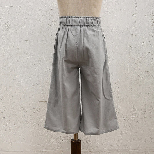 Pantalón Ancho de Lino y Algodón con Cintura Elástica - Image 17