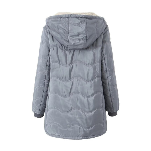 Sudadera con Capucha Estampado Geométrico Onda - Algodón Térmico Forrado - Image 31