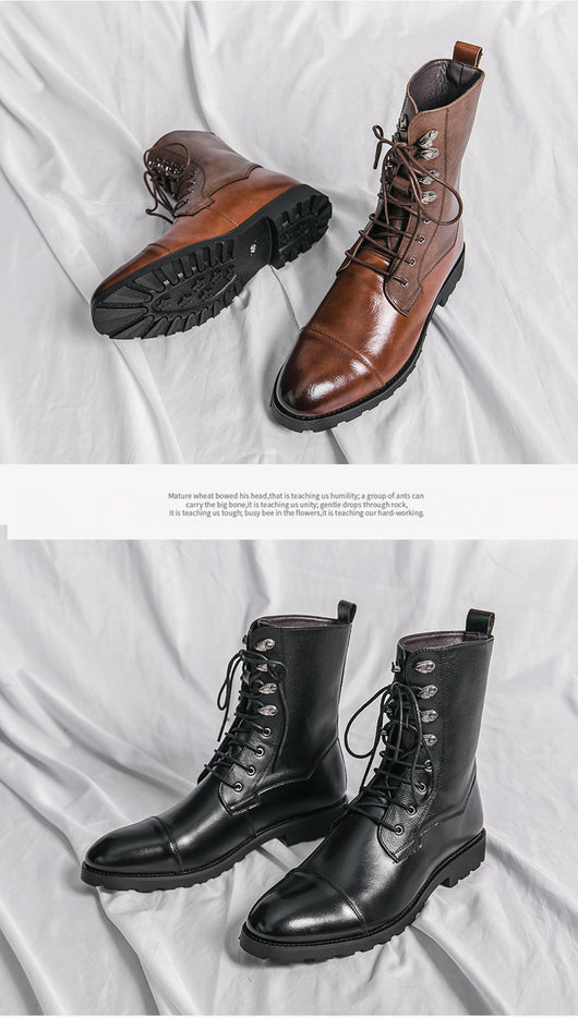 Botines Denim Locomotora con Cordones Otoño Invierno Negro - Image 20