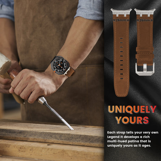 Correa de Reloj Cuero Crazy Horse Premium con Cabezal Acero Inoxidable - Image 43