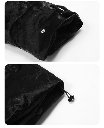 Abrigo de Invierno con Cuello Alto y Relleno Térmico en Cuero y Algodón - Image 26